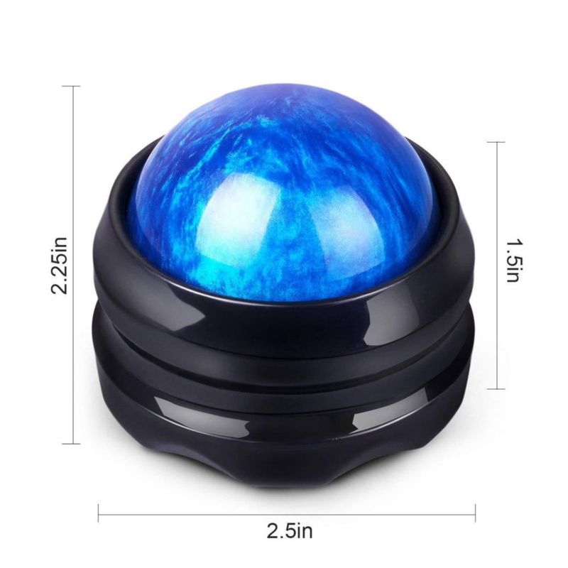 Masajeador Solacium 66 cm Azul Bola de Rodillo Manual