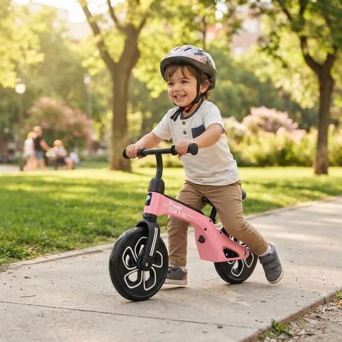 Bicicleta De Equilibrio Prinsel Tech Sin Pedales De Balance Rosa