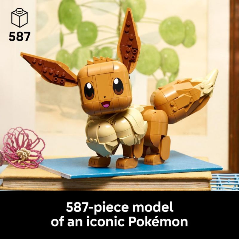 LEGO Pokémon Eevee 72151 Figura coleccionable articulada de 19 cm