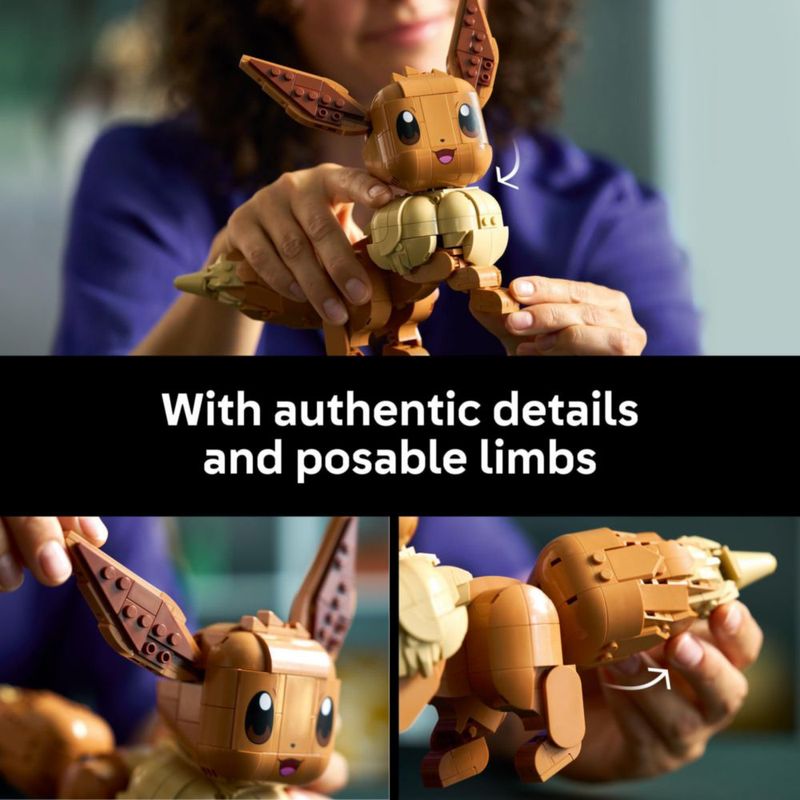 LEGO Pokémon Eevee 72151 Figura coleccionable articulada de 19 cm