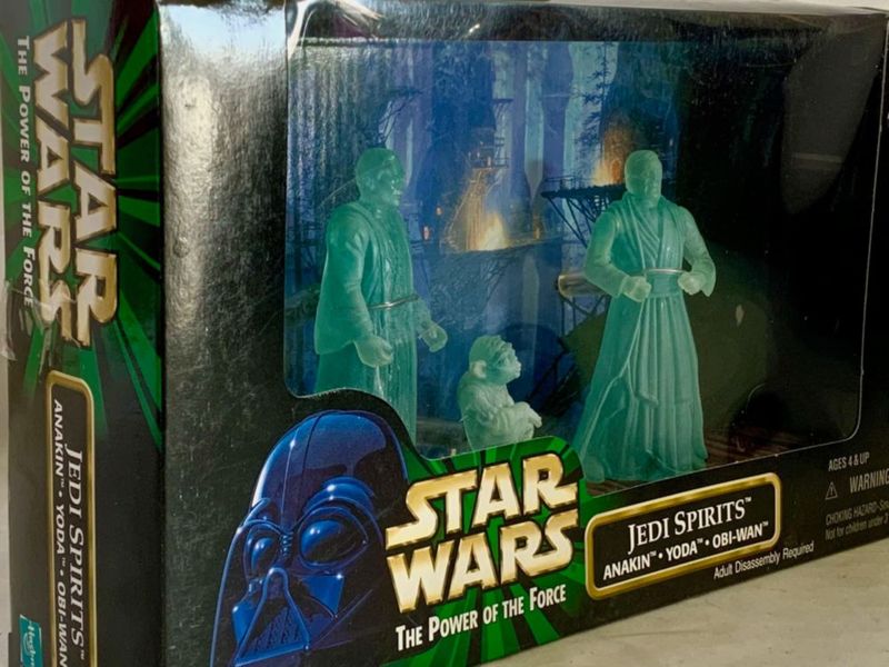 Figura de acción STAR WARS Jedi Spirits Anakin Yoda y Obi-Wan