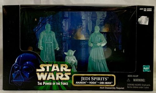 Figura de acción STAR WARS Jedi Spirits Anakin Yoda y Obi-Wan