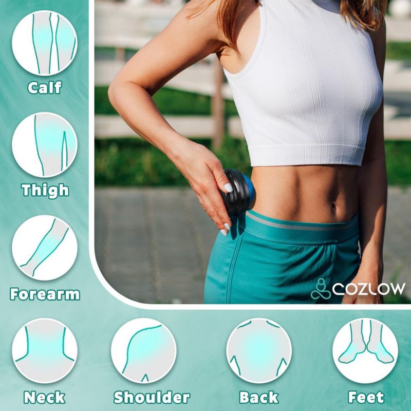 Bola de Masaje COZLOW - Rodillo Muscular para Puntos Gatillo