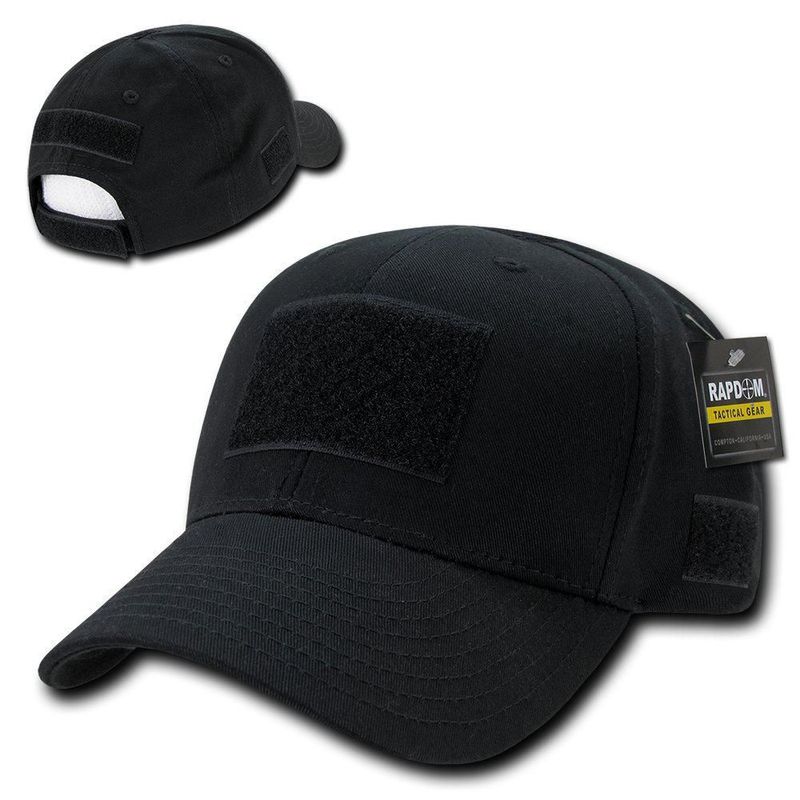 Gorra Rapdom Táctica de Corona Baja Negra