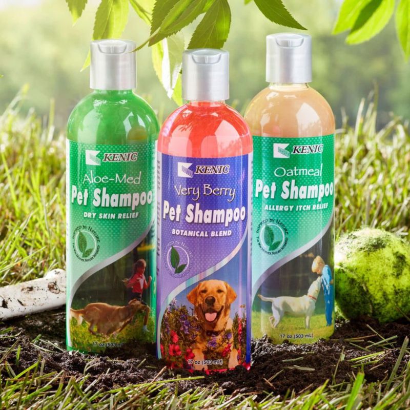 Champú para mascotas Kenic 503 ml Aloe‑Med Rico en Hidratación