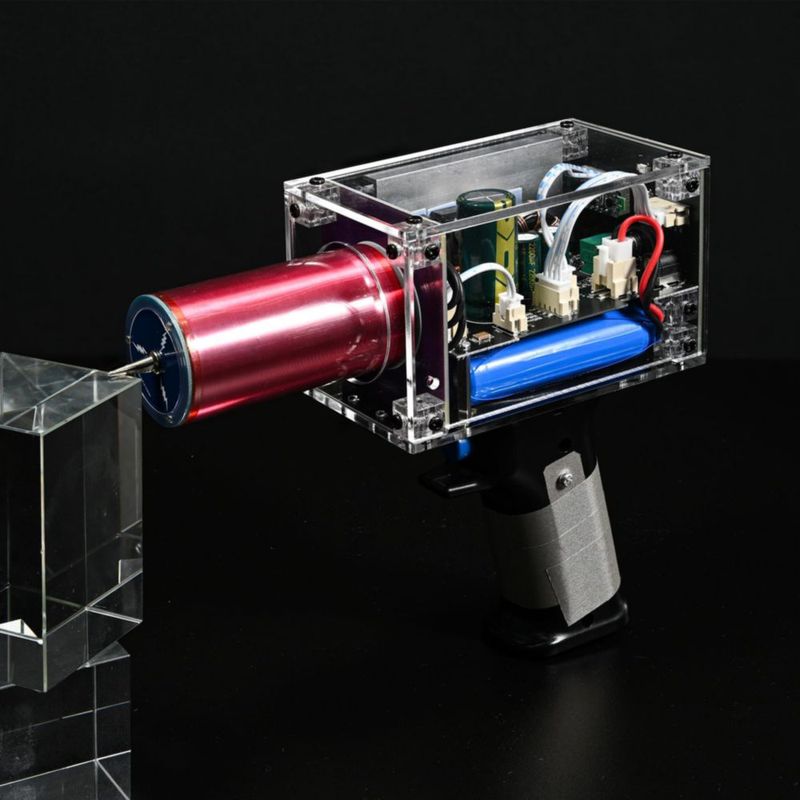 Pistola de Bobina de Tesla RXLIFE Recargable Mini Arco 6-80W 110V