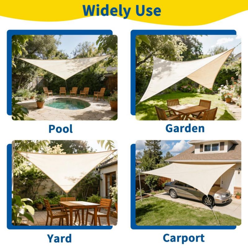Toldo de Sombra KALINCO 3 m x 3 m Impermeable Bloqueo UV