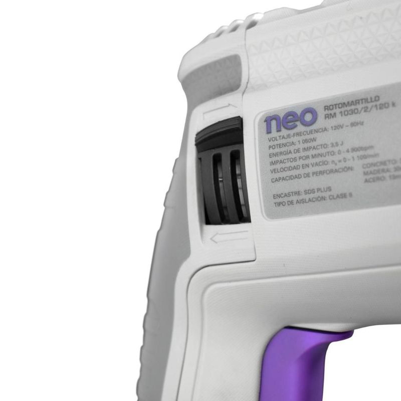 Rotomartillo SDS Plus Neo de 120V 1050W 3.5J Con Maletín RM 1030/2/120 k
