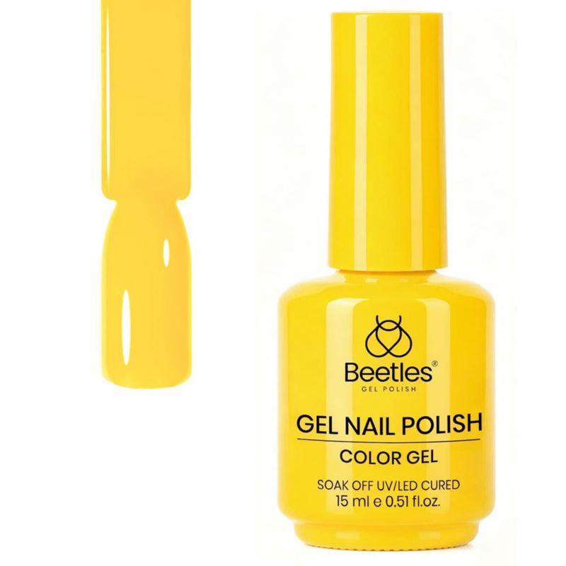Gel de uñas Beetles 15 ml Amarillo Mango Gelato
