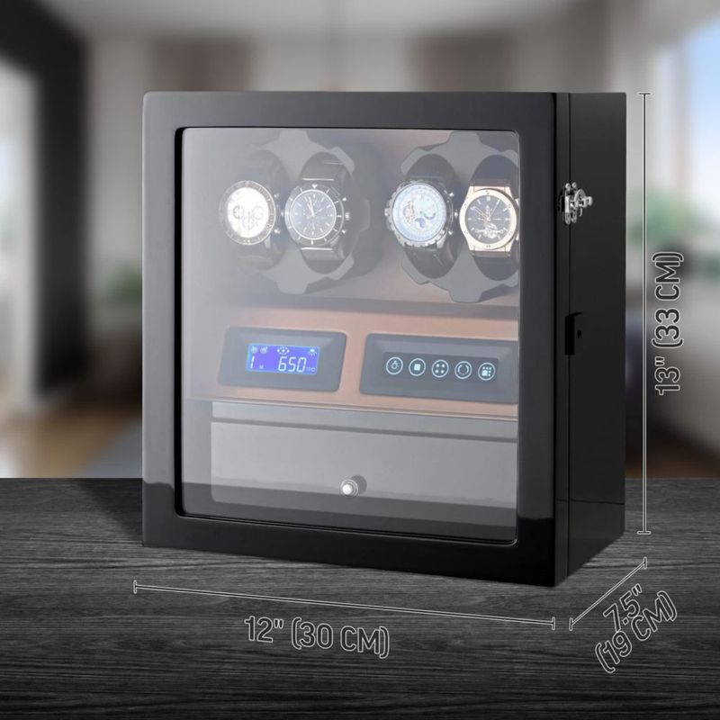 Cargador de Relojes Leader WATCH WINDERS 19x30.5x33 cm LCD
