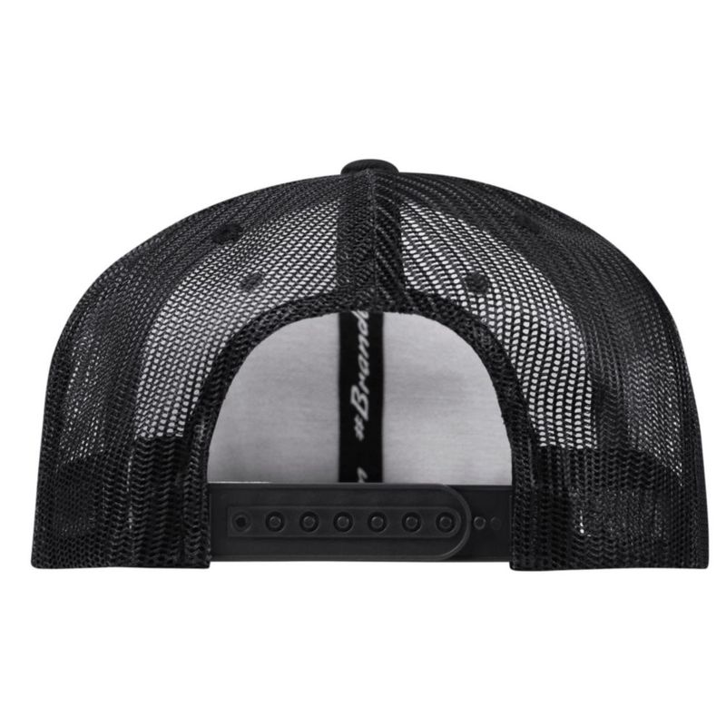 Gorra estilo camionero Branded Bills Vintage Old Glory negra