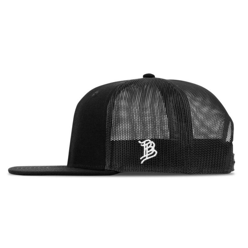 Gorra estilo camionero Branded Bills Vintage Old Glory negra