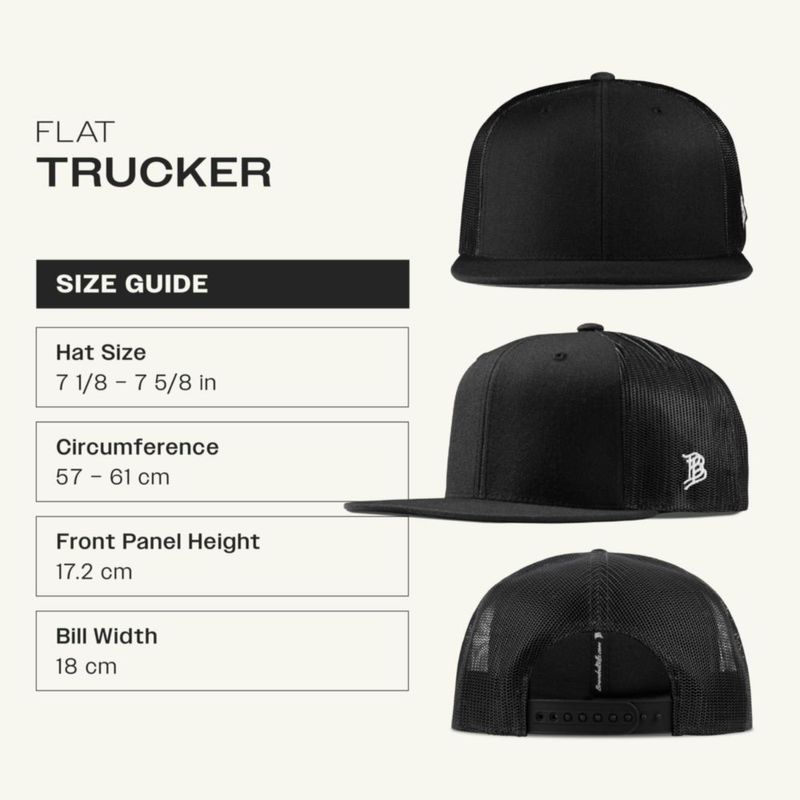 Gorra estilo camionero Branded Bills Vintage Old Glory negra