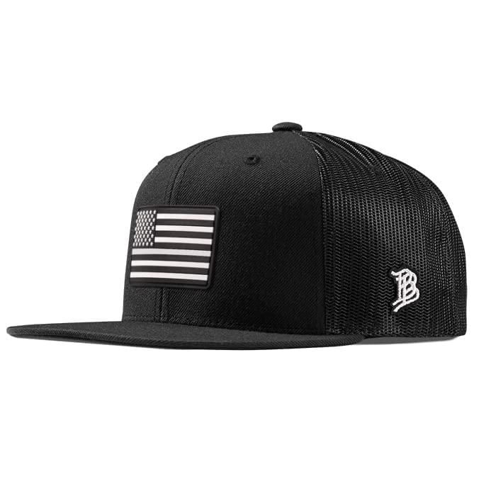 Gorra estilo camionero Branded Bills Vintage Old Glory negra