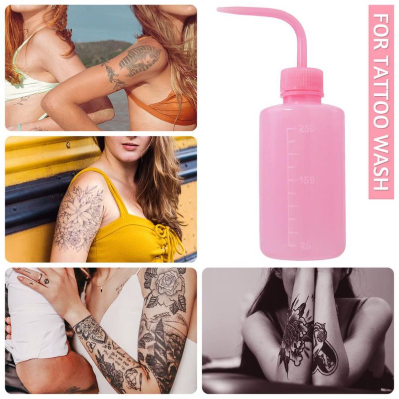 Grosun Botellas Exprimibles de 250 ml Rosa – Pack de 4