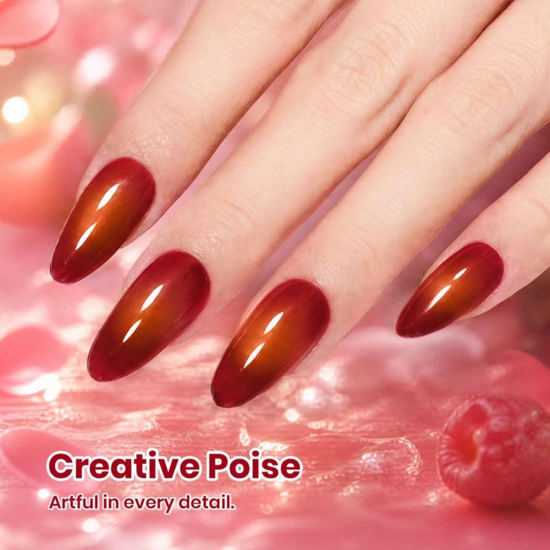 Esmalte de gel beetles 15 ml Burgundy Berry Naughty