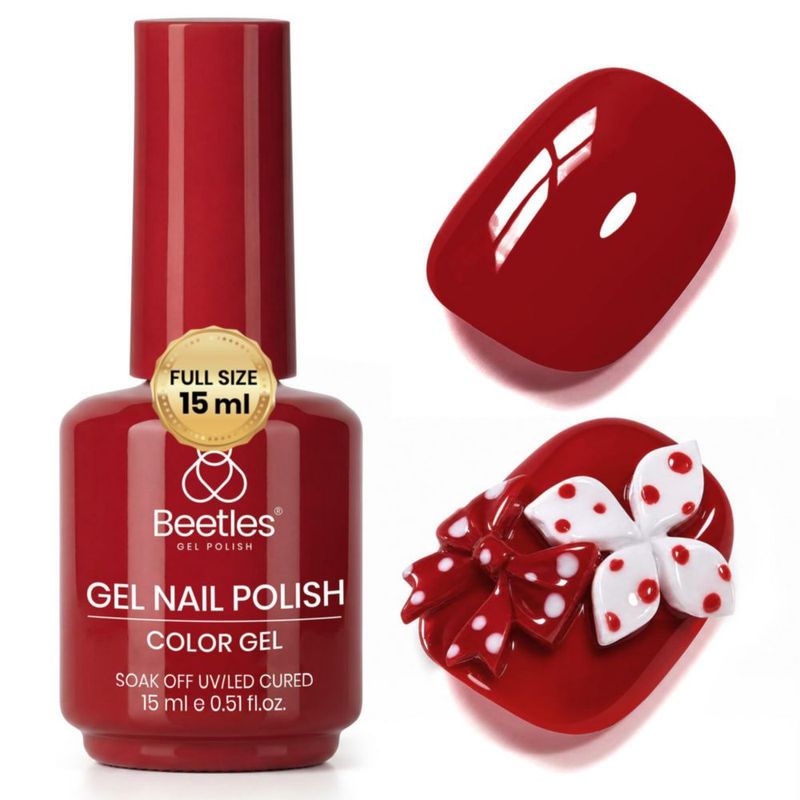 Esmalte de gel beetles 15 ml Burgundy Berry Naughty