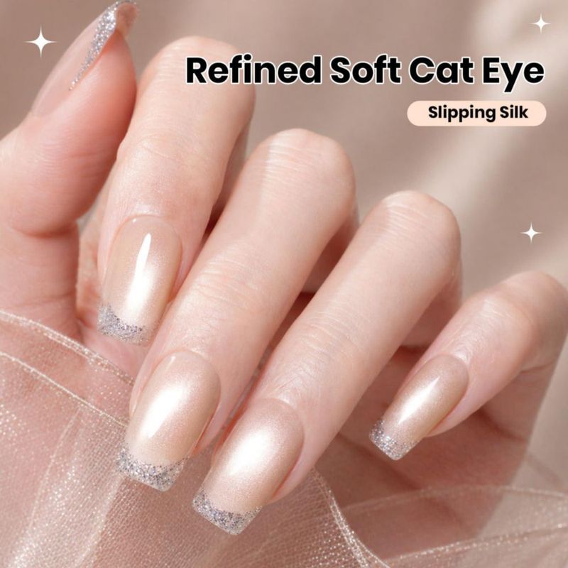 Esmalte de uñas beetles Gel Polish 15 ml cat eye con brillo