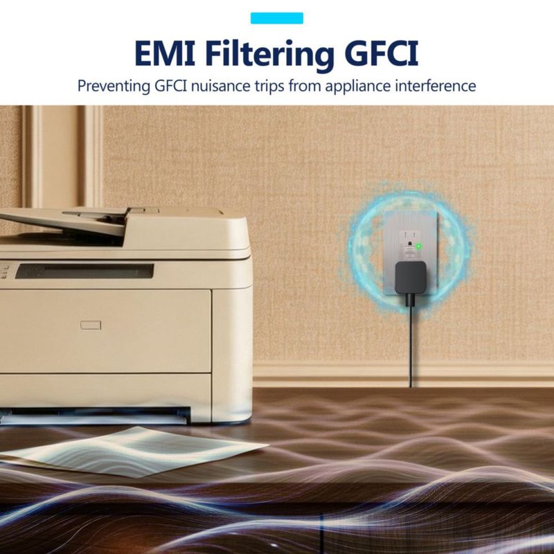 Toma GFCI LIDER 15 A Níquel Mate Certificado ETL