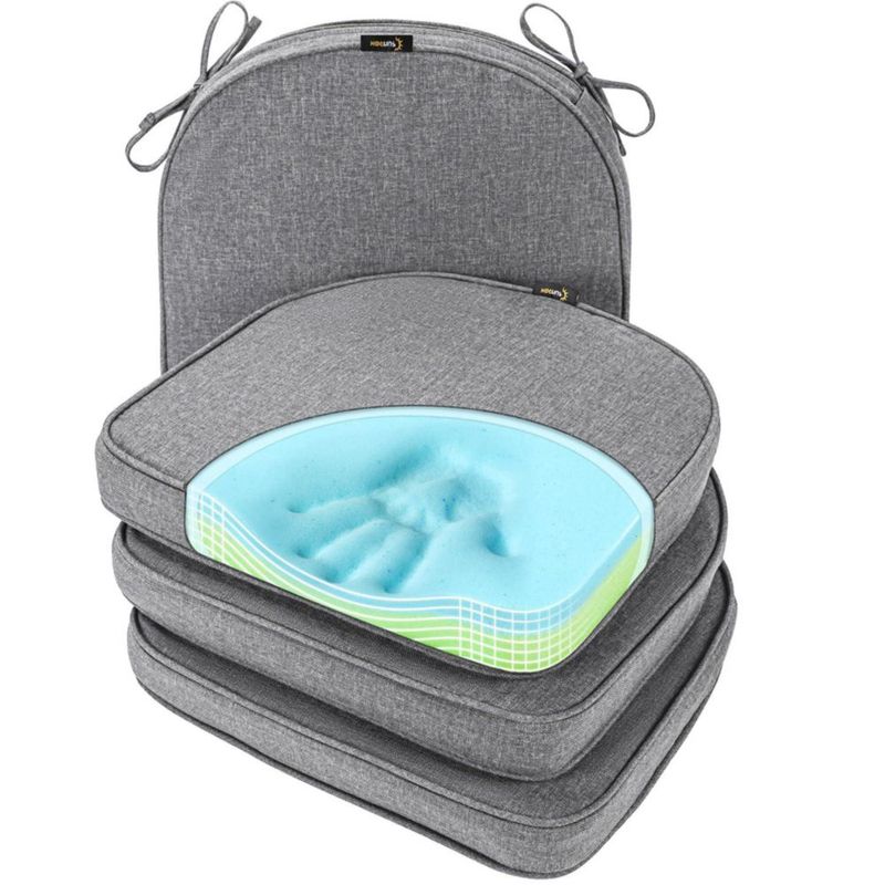 Cojines SUNROX 48 cm de Gel con Espuma de Memoria – Pack de 4