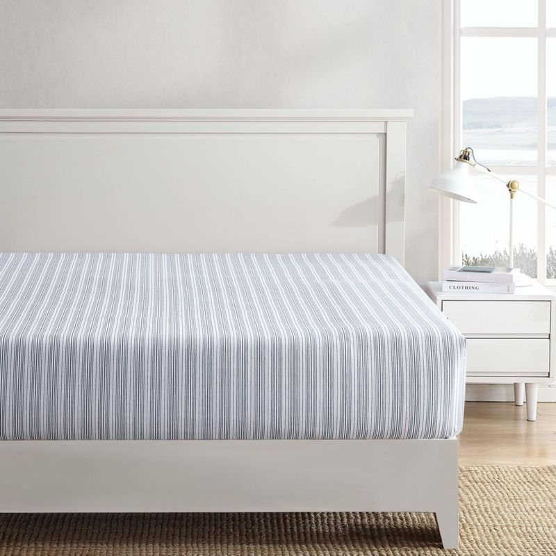 Sábana ajustable Nautica tamaño Full 191 cm x 137 cm algodón