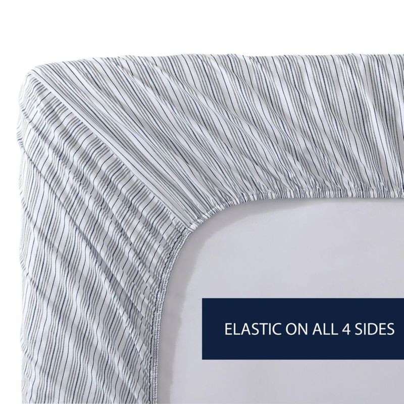 Sábana ajustable Nautica tamaño Full 191 cm x 137 cm algodón