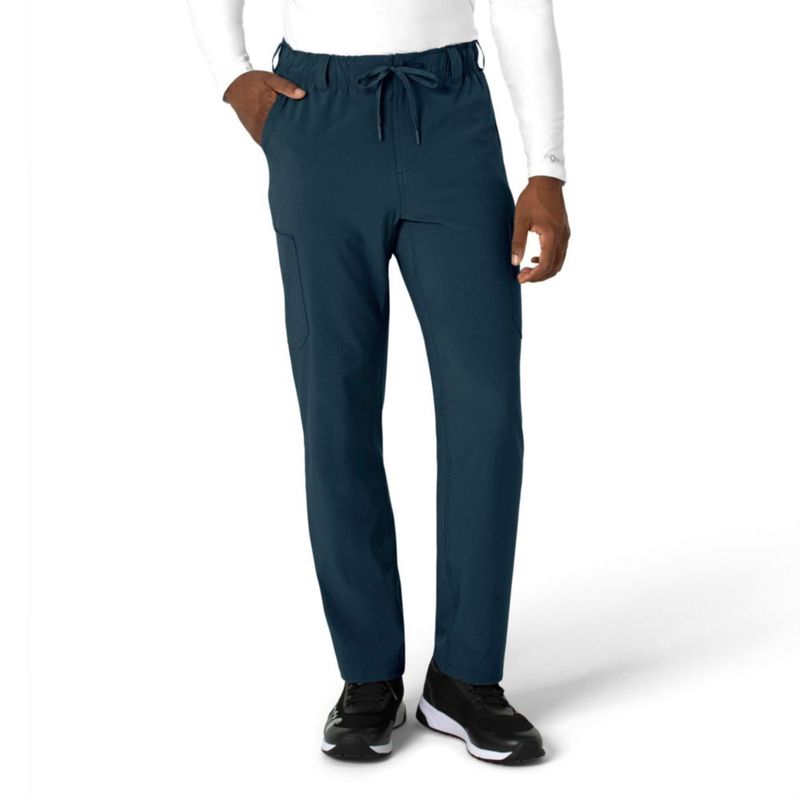 Pantalón de uniforme médico Carhartt de pierna recta color azul marino - Talla M