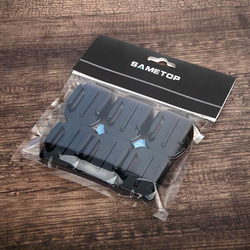 Soporte adhesivo curvo/plano Sametop para GoPro – Pack de 3