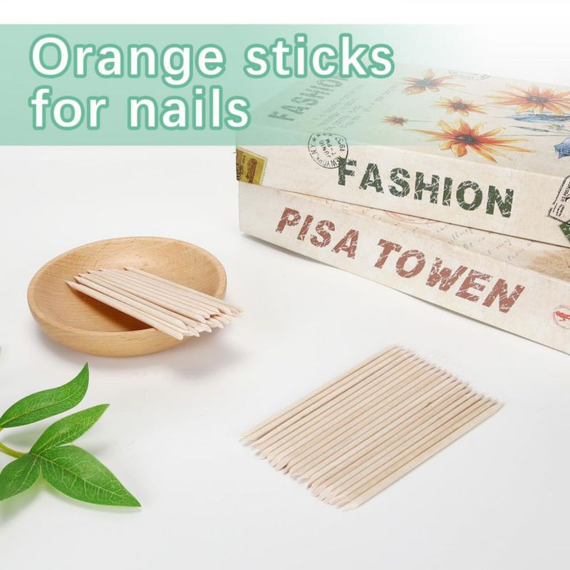 Palitos de madera HeatPure 800 uds 10 cm para cutículas de uñas