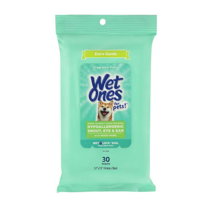 Toallitas Húmedas para Perros Wet Ones 30 Unidades con Aroma a Hamamelis