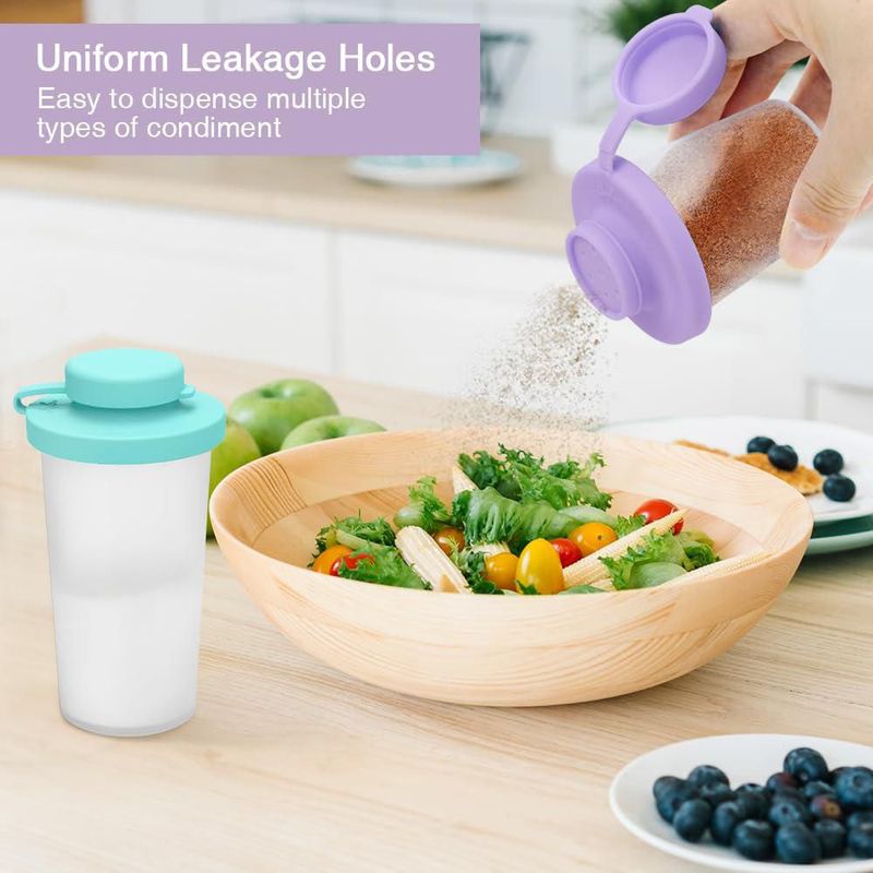 Set de Salero y Pimentero SOPHICO 90 ml/130 ml con Tapa de Silicona