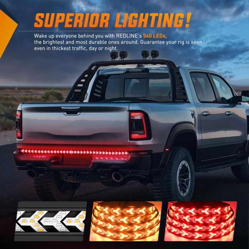 Tira de luz de cola Nilight 150 cm 540 LED con flecha