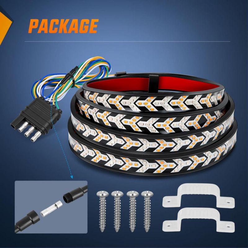 Tira de luz de cola Nilight 150 cm 540 LED con flecha