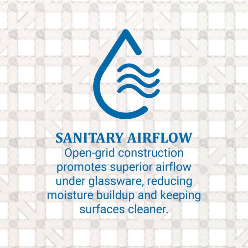 Alfombrillas de barra San Jamar VM5280CL Interconectables Sanitarias