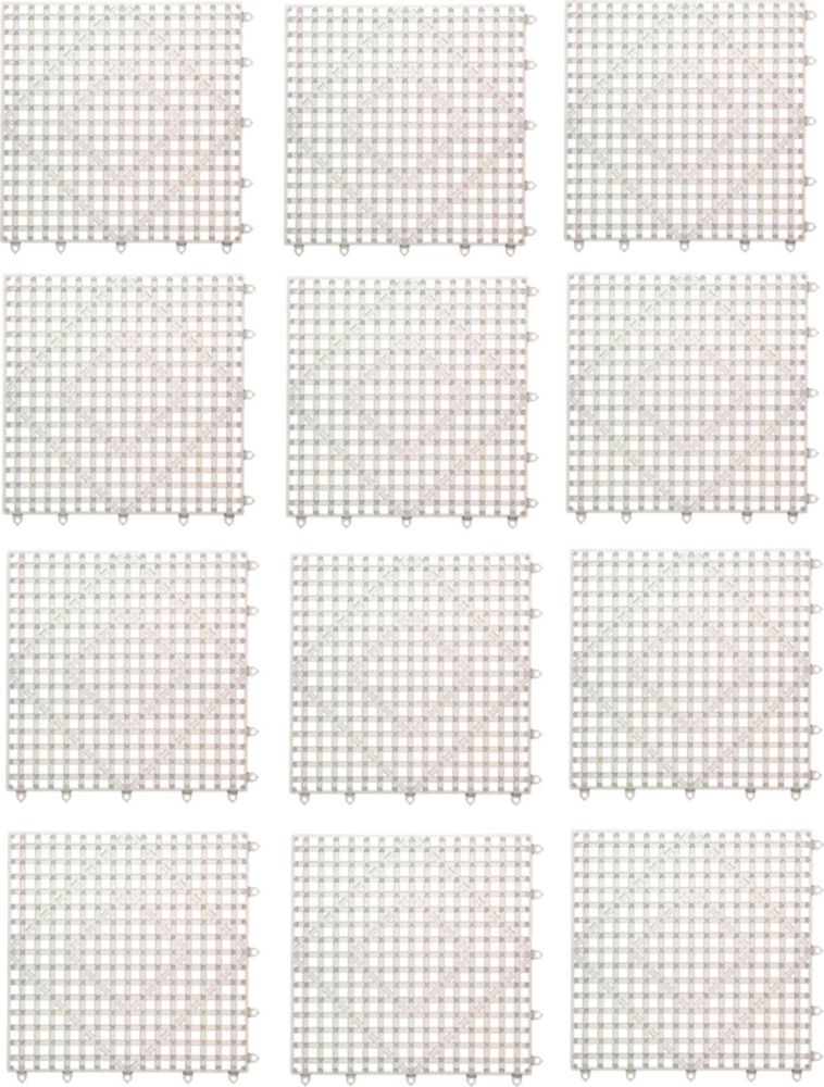 Alfombrillas de barra San Jamar VM5280CL Interconectables Sanitarias