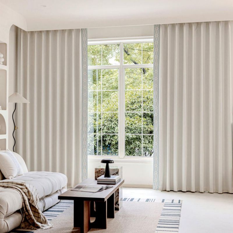 Cortinas VisionaryHomeDesign 259 cm Blanco Perla juego de 2 paneles