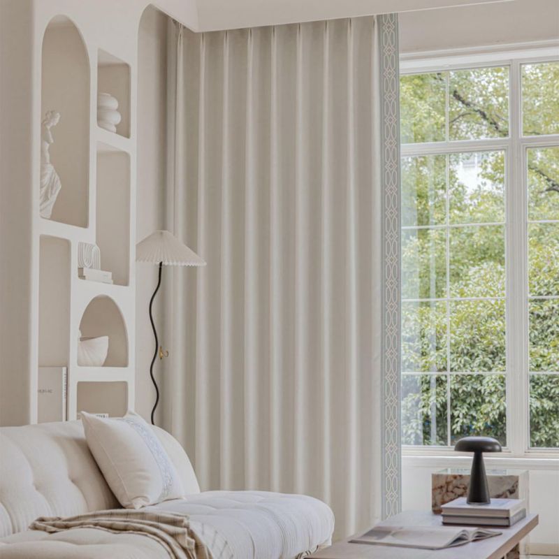 Cortinas VisionaryHomeDesign 259 cm Blanco Perla juego de 2 paneles