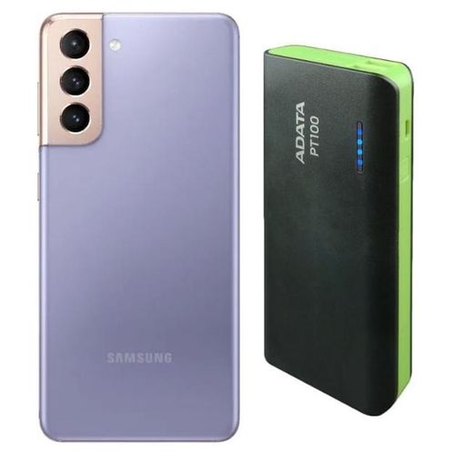 Samsung S21 Plus Reacondicionado 128gb Violeta + Power Bank 10,000mah