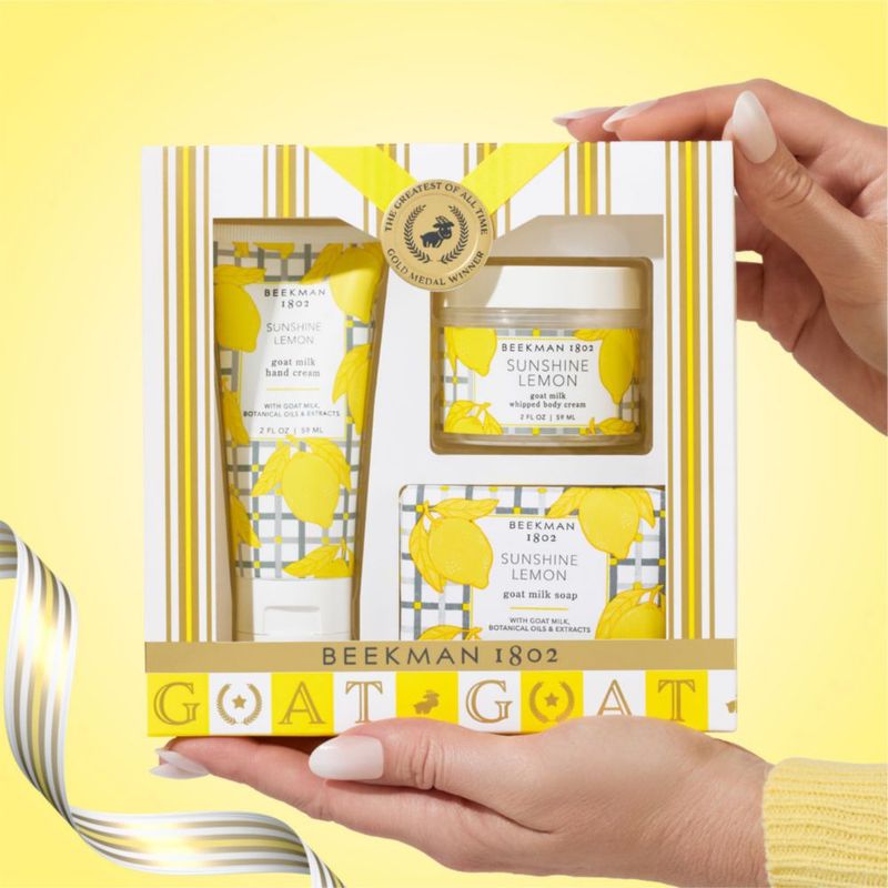 Set de Cuidado Corporal Beekman 1802 Sunshine Lemon de 3 Piezas
