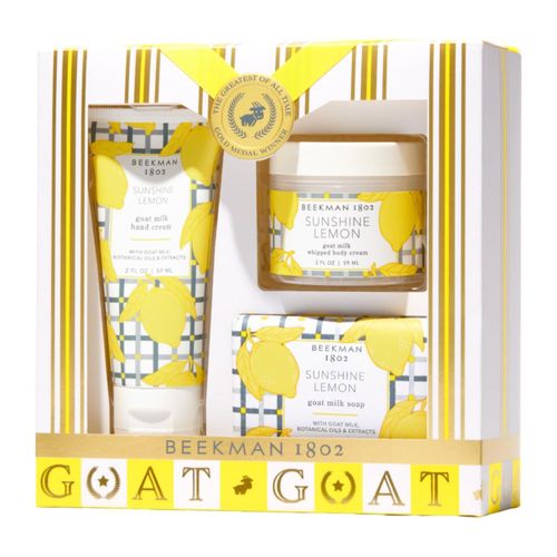 Set de Cuidado Corporal Beekman 1802 Sunshine Lemon de 3 Piezas
