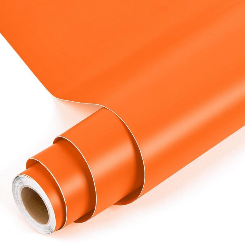 Rollo de vinilo mate naranja 30 cm x 3 m – Prime Vinyl