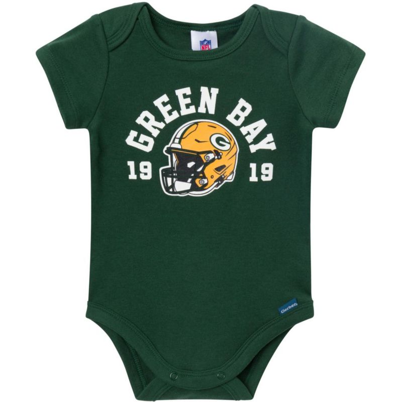 Leotardo Gerber para Bebé Niño NFL Pack de 3 - 6 meses