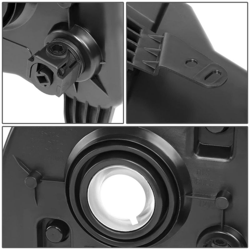 Faros delanteros DNA MOTORING Ford Mustang 2005‑2009 Negro H13