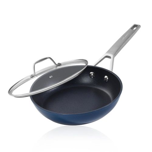 Sartén MsMk azul de 25 cm antiadherente con tapa