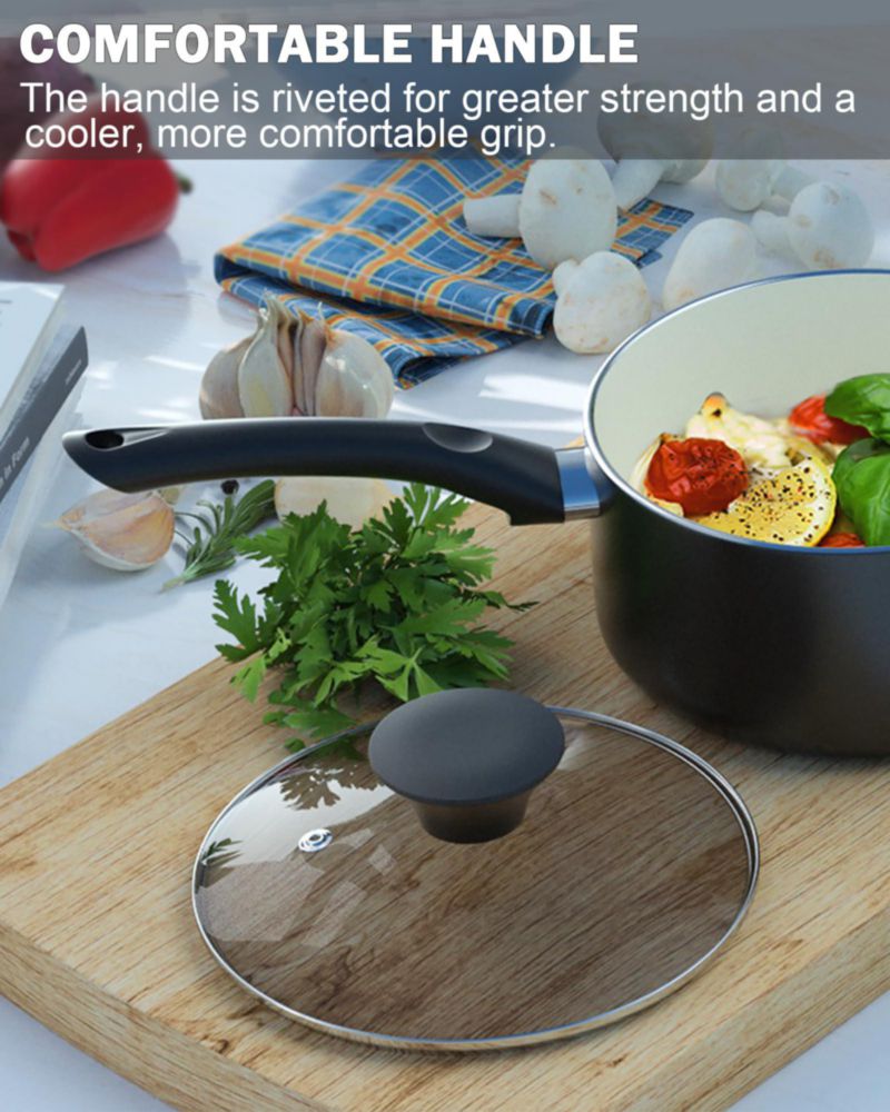 Juego de utensilios de cocina Cook N Home de 10 piezas antiadherente negro