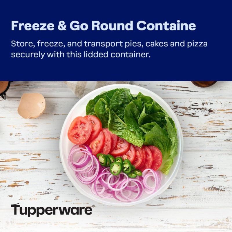 Recipiente Tupperware para Almacenamiento de Alimentos 4 L libre de BPA y apto para lavavajillas