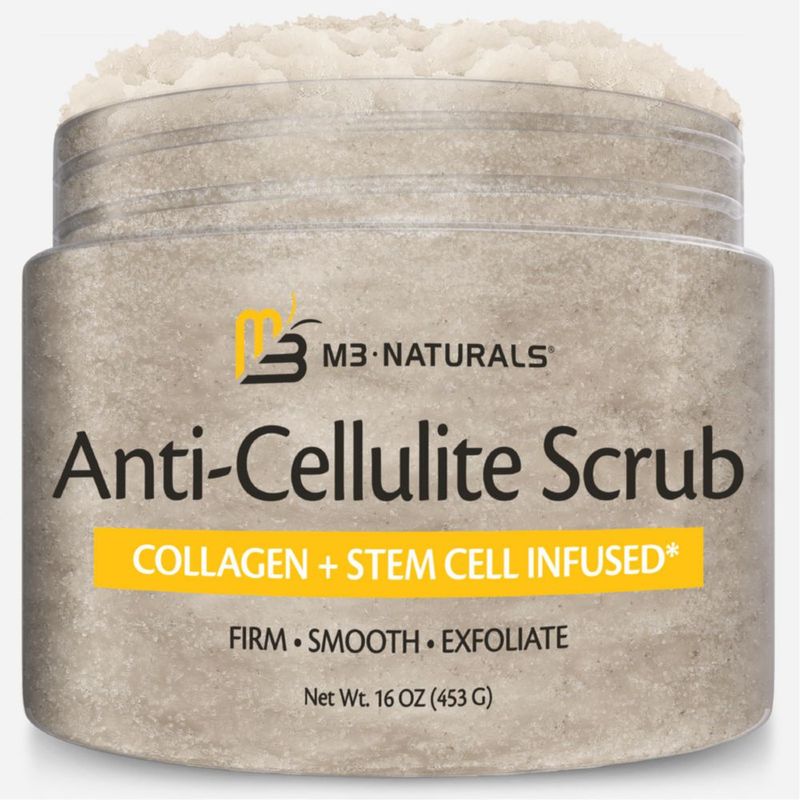 Exfoliante Corporal M3 Naturals 453 g Anti‑Celulitis Reafirmante