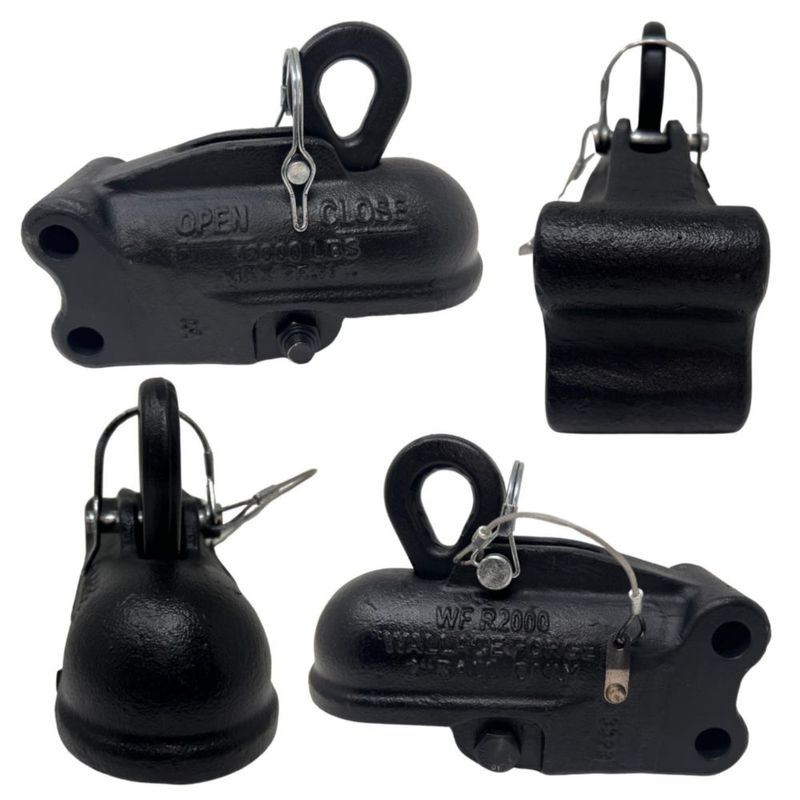 Acoplador Wallace Forge 2 5/16" 20000 lb GTW (9072 kg) Fabricado en EE. UU.