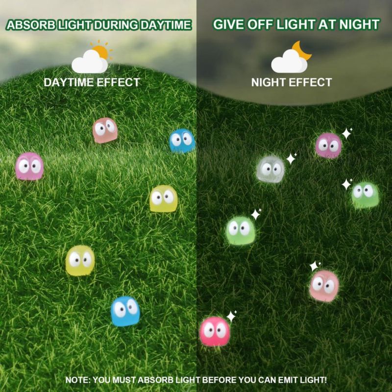 Decoración para coche RAPUDA Soot Sprites 35 piezas luminosa multicolor