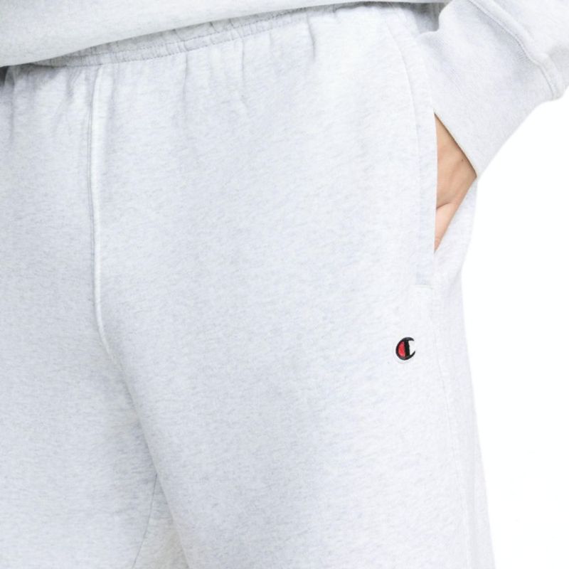 Shorts Champion de forro polar 25 cm Plata platino - Talla L